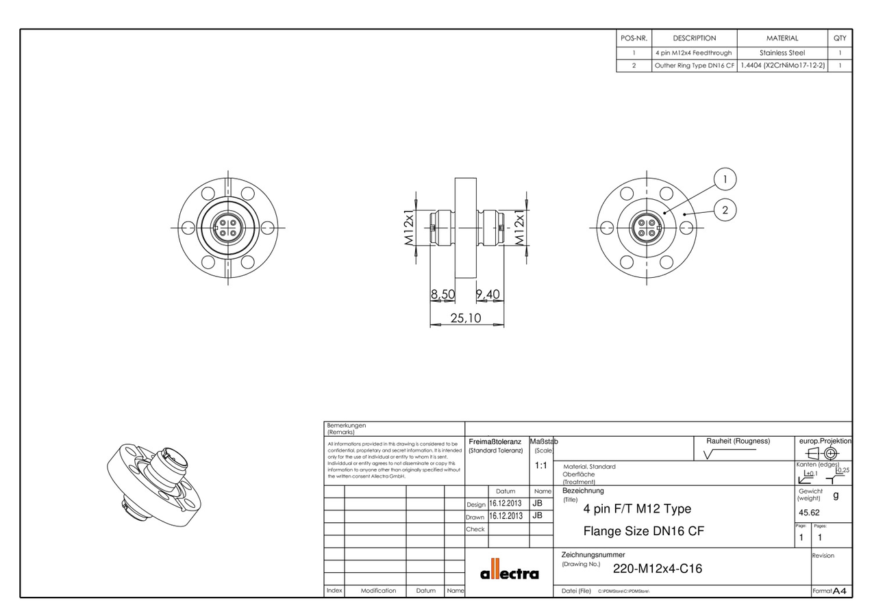 220-M12X4-C16 dr